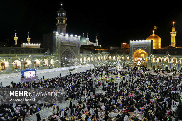 New year celebration in Imam Reza (as) holy shrine
