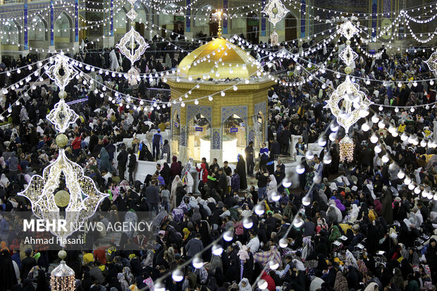 New year celebration in Imam Reza (as) holy shrine
