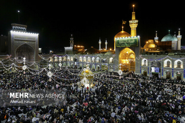 New year celebration in Imam Reza (as) holy shrine
