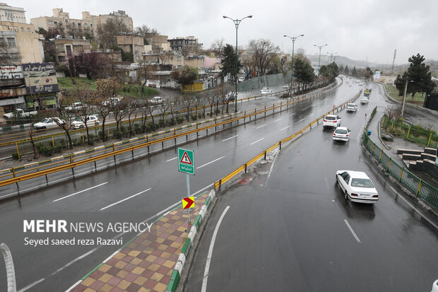 Tehran streets during Nowruz holidays