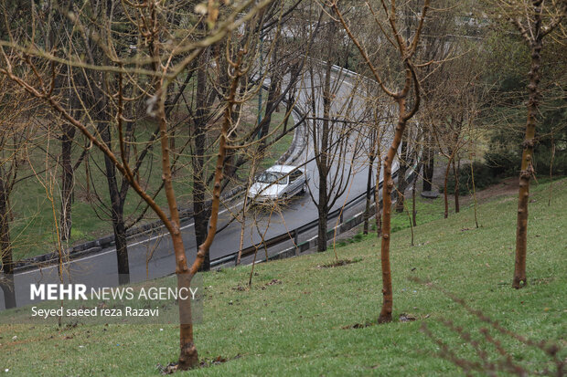 Tehran streets during Nowruz holidays