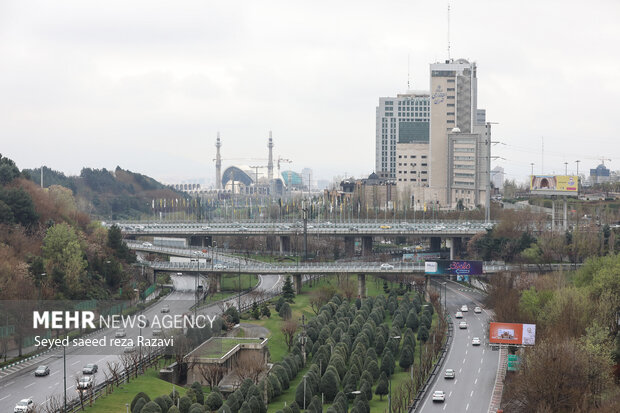 Tehran streets during Nowruz holidays