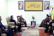 ایرانی خارجہ تعلقات کونسل کے سربراہ کی سید حسن نصراللہ سے ملاقات