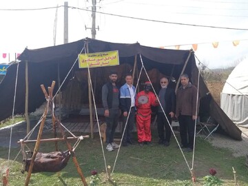 استقبال عشایر گلستان از مهمانان نوروزی/ ۸ سیاه چادر برپا شد