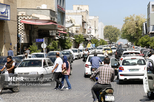 ترافیک سنگین در اتوبان تهران-کرج 