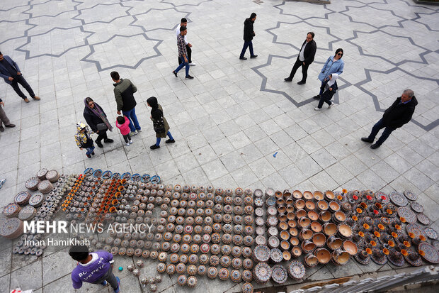 Nevruz yolcuları Hemedan kentinde