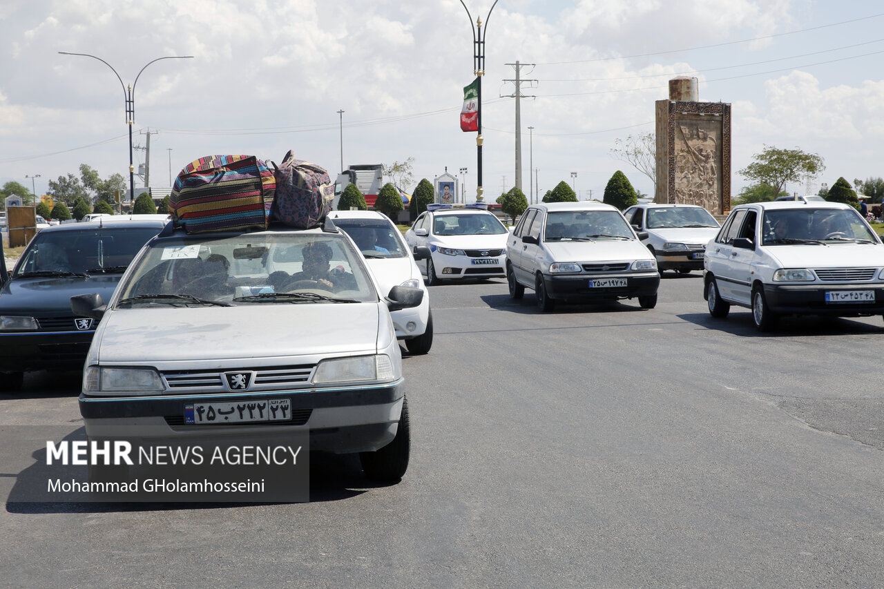 ترافیک پرحجم در محورهای مواصلاتی شرق استان تهران