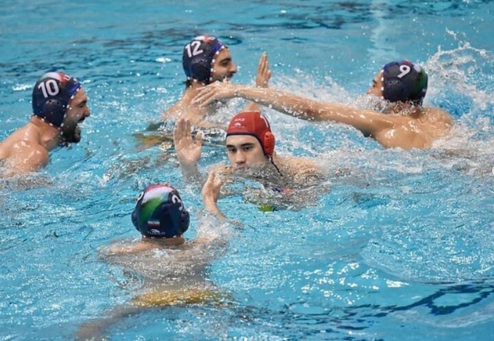 صعود تیم ملی واترپلو ایران به مرحله نیمه نهایی قهرمانی آسیا