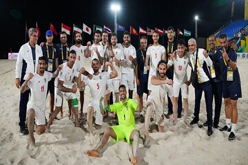 Iran beach soccer thrash Japan to become Asian champion