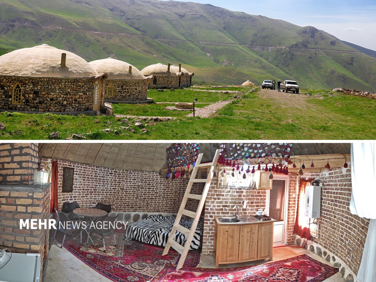 خروش چشمههای جوشان در دل کوه سبلان