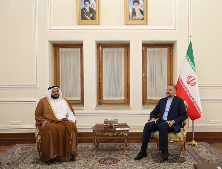 وزیر مشاور در امور خارجه دولت قطر با امیرعبداللهیان دیدار کرد