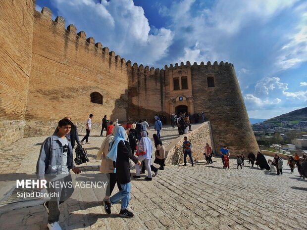 Falakol Aflak Castle during Nowruz holidays