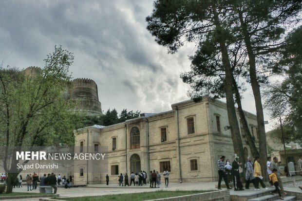 Falakol Aflak Castle during Nowruz holidays