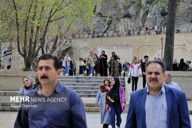 Falakol Aflak Castle during Nowruz holidays