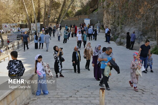 Falakol Aflak Castle during Nowruz holidays