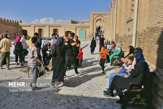 Falakol Aflak Castle during Nowruz holidays