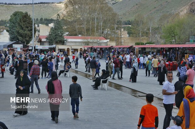 Falakol Aflak Castle during Nowruz holidays