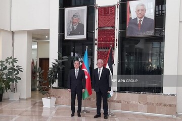 Ceyhun Bayramov, Filistinli mevkidaşı ile görüştü