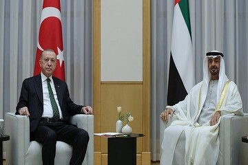 گفتگوی تلفنی رئیس جمهور ترکیه و رئیس امارات