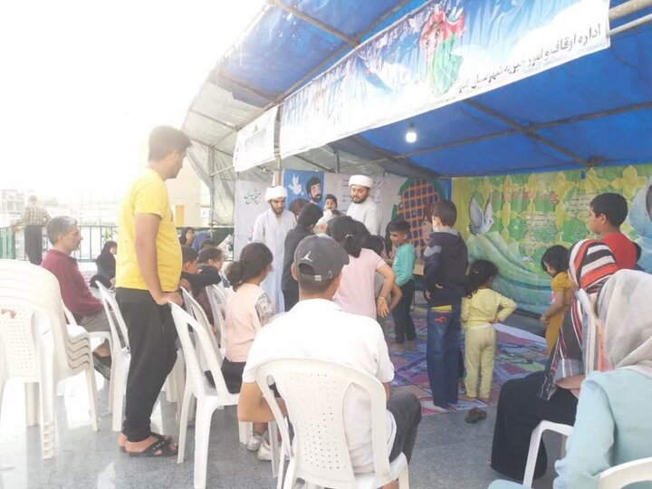 «ضیافت بهاری» در امام زاده سلیمان بن علی(ع) گناوه اجرا شد