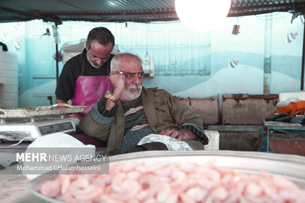 بازار ماهی فروشان بوشهر در نوروز 1402