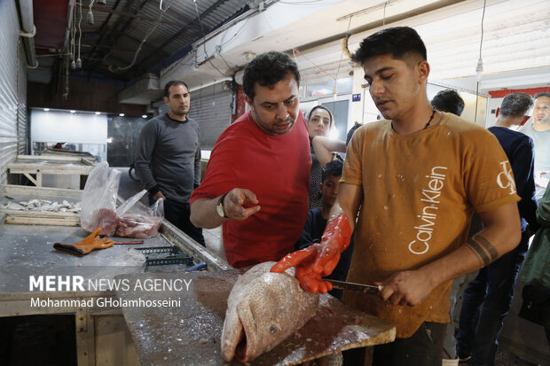 بازار ماهی فروشان بوشهر در نوروز 1402