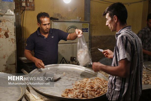 بازار ماهی فروشان بوشهر در نوروز 1402