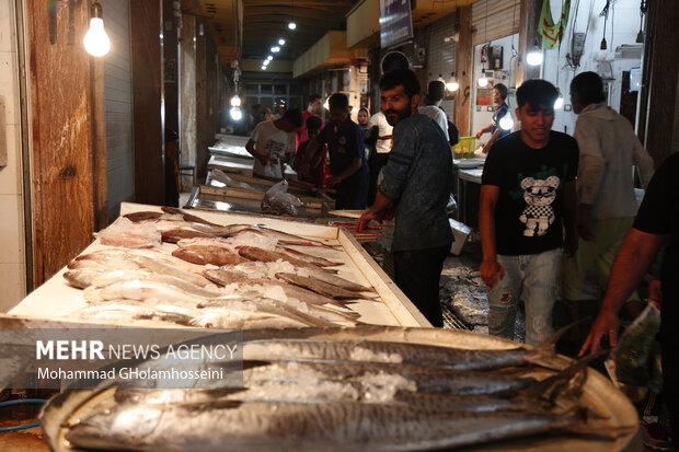 بازار ماهی فروشان بوشهر در نوروز 1402