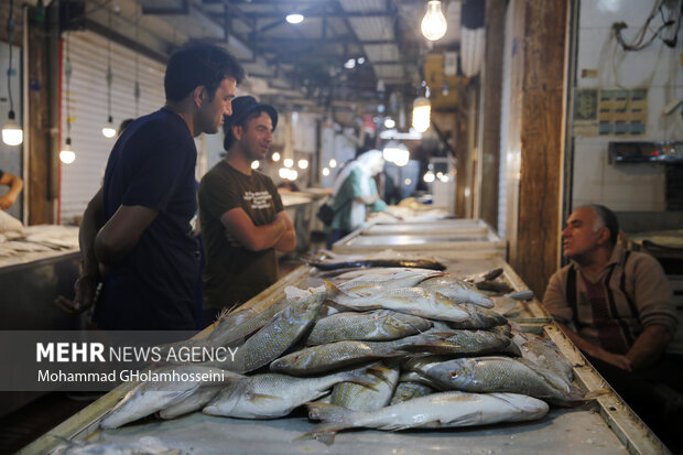 بازار ماهی فروشان بوشهر در نوروز 1402