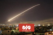 فیلم حمله موشکی به حومه دمشق و فعال شدن پدافند سوریه