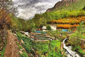 منطقه زیبا و بکر سردسیر مرخیل بخش باینگان در شهرستان پاوه