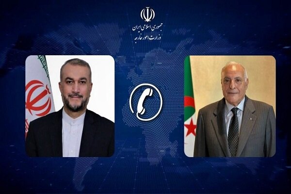Amir-Abdollahian invites Algerian FM to visit Tehran