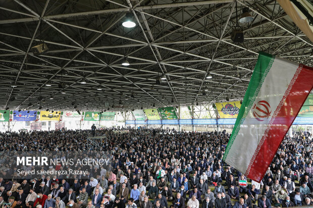 نماز عید قربان در دانشگاه تهران اقامه شد