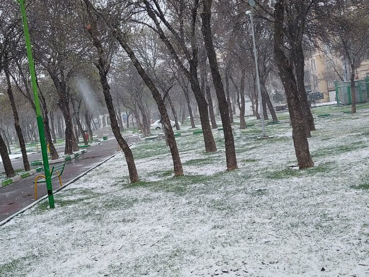 Erdebil kar yağışıyla beyaza büründü Erdebil kar yağışıyla beyaza büründü
