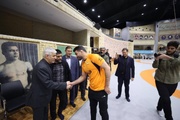 حضور وزیر ورزش در اردوی نوروزی خانه کشتی