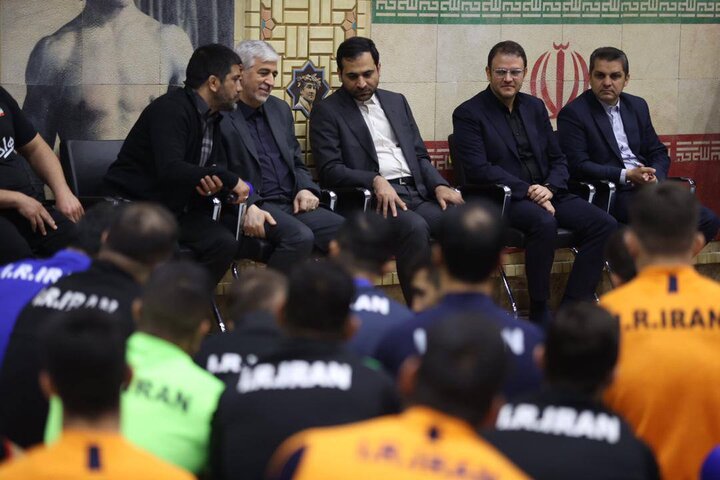 حضور وزیر ورزش در اردوی نوروزی خانه کشتی