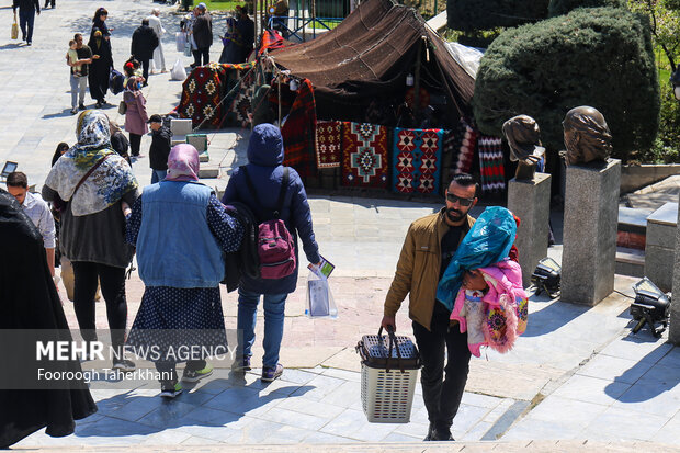 سیزده بدر در پارک ملت