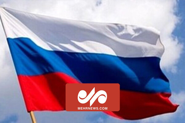 نصب پرچم روسیه بر فراز ساختمان اداری شهر «باخموت»
