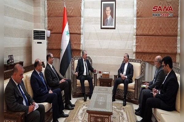 عرنوس يثمن الجهود التي بذلها السفير سبحاني لتطوير وتنمية العلاقات السورية -الإيرانية