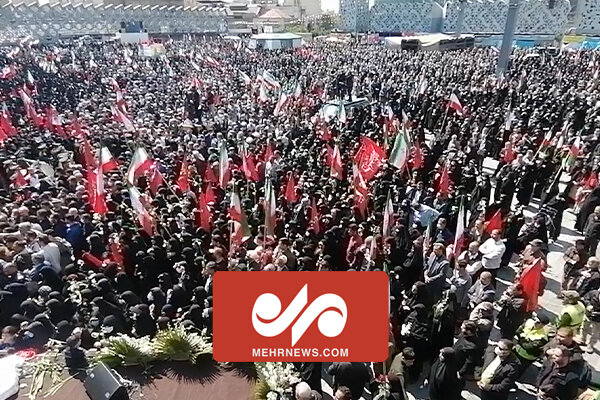 VIDEO: Funeral of IRGC martrys held in Tehran