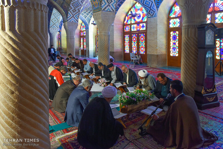 Nasir al-Molk Mosque hosting Quran reciters 