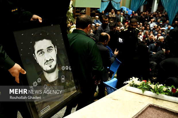 Funeral for IRGC military advisor who martyred in Syria
