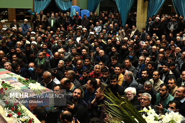 Funeral for IRGC military advisor who martyred in Syria
