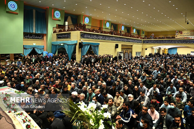 Funeral for IRGC military advisor who martyred in Syria
