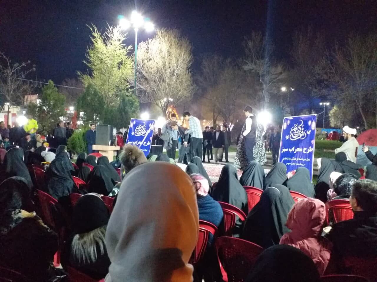 نشاط شب‌های ماه رمضان با برنامه فرهنگی «محراب سبز» در اردبیل