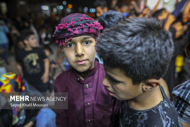 آیین سنتی «گرگیعان» در شبیشه اهواز