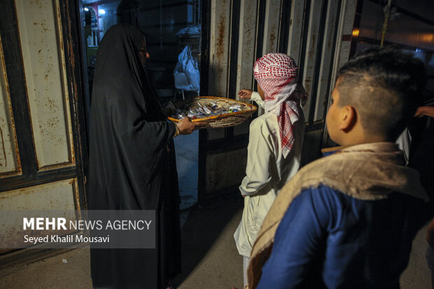 آیین سنتی «گرگیعان» در شبیشه اهواز