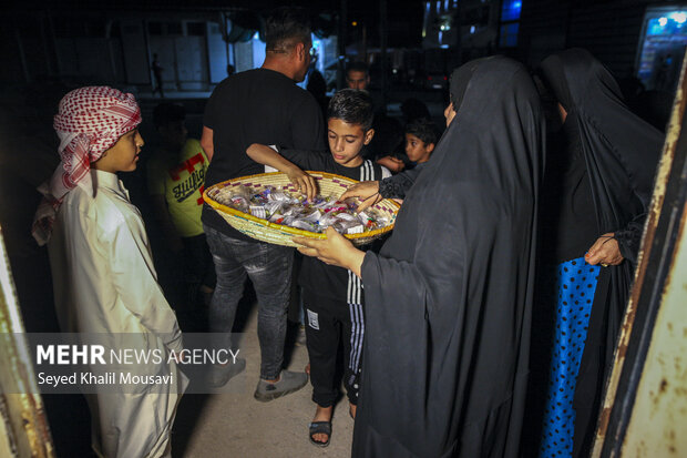 «گرگیعان» آیین شادی مردم خوزستان برای ولادت اولین نوه پیامبر