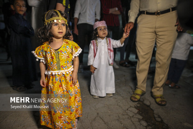 آیین سنتی «گرگیعان» در شبیشه اهواز