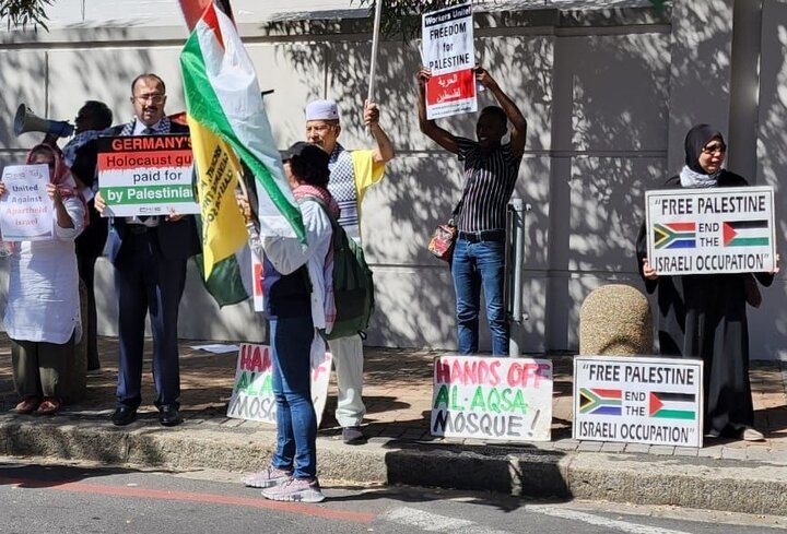 تظاهرات حمایت از مسجدالاقصی از ترکیه تا آفریقای جنوبی 
